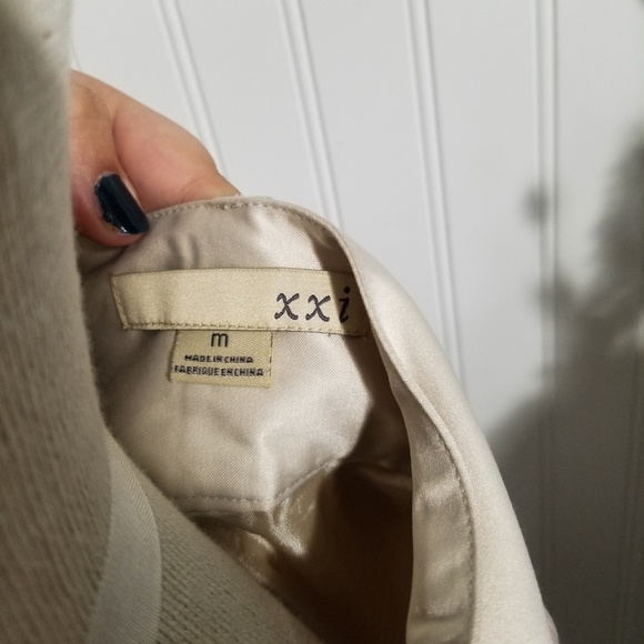 | forever 21 | tan & black circle mini skirt - Picture 5 of 6